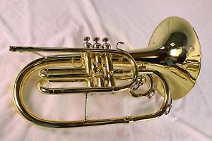 King System Blue SB20 Marching Mellophone LACQUER DISPLAY MODEL QuinnTheEskimo