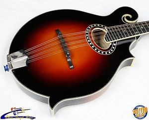Eastman MD614-SB F-Style Mandolin w/HSC, Solid Carved Spruce/Maple NEW! #34816-2