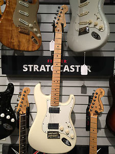 Fender American Standard Stratocaster HH Olympic White W/ Maple Fingerboard