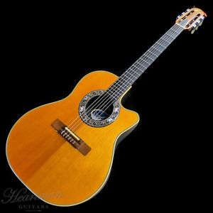 OVATION Country Artist 1674-4 '83 w/hard case F/S Guiter Bass From JAPAN #Z670
