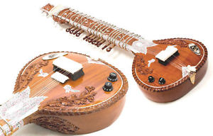 Electro-Acoustique Guitare Sitar Indienne Fusion, en bois de cèdre, France