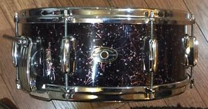 Slingerland 5.5x14 Capri pearl solid shell Radio King snare drum