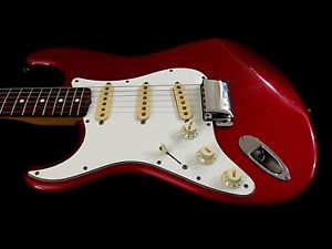 LEFTY Vintage Fender Stratocaster Left Strat 62RI Red Guitar Relic HSC 7lbs 3oz