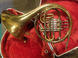 E. F. OLDS & Son Ambassador French Horn in Case vintage SEPTEMBER 1959