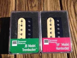 NEW Seymour Duncan TB-4 JB Trembucker & SH-1N 59 ZEBRA 4 Conductor Pickup Set
