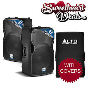 NEW Pair Alto TS112W Active 800 Watt 2-Way 12'' Wireless Loudspeakers covers!