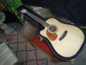 "Left Handed" Carvin Acoustic/Electric Guitar, w/OHSC, MINT!