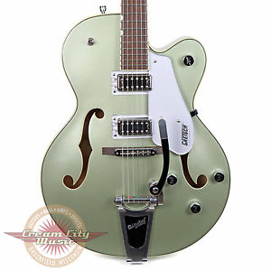 New 2016 Gretsch G5420T Electromatic Hollow Body in Aspen Green with Bigsby Demo