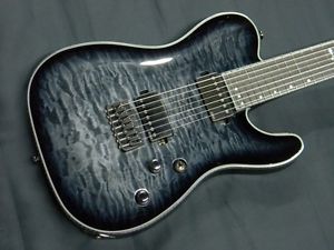 Free Shipping New Schecter AD-PT-7-HR-HB Trance Black Burst Electric Guitar