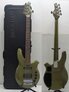 ERNiE BALL MUSIC MAN BONGO-5/EGS/HS/PT Green w/hard case Free shipping #F120