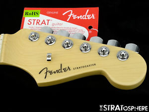 2016 American Fender ELITE Stratocaster Strat NECK + LOCKING TUNERS USA  Maple !