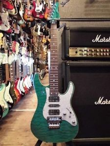 SCHECTER(SD-II-24(SD-2-24)Aqua blue Electric Guiter Free Shipping from JAPAN