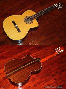 2006 Takamine  EC132C, Cutaway,  Nylon String Classical acoustic electric