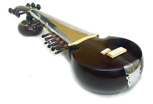 SAROD / SARODE Indienne, Noir, en bois de rose, luth traditionnel sans frettes