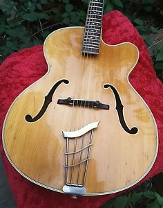 1962 Hofner President archtop Blonde