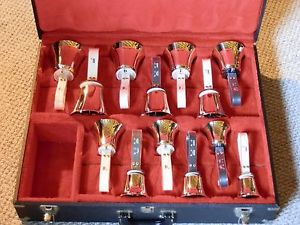 Beautiful Malmark 13 Handbells in case. read description