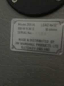 1987 Silver Jubilee Marshall Slant Cab Mint