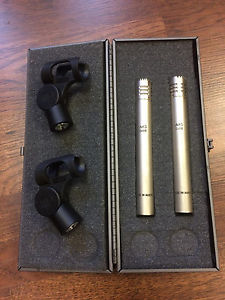 AKG 451E stereo pair vintage condenser microphones