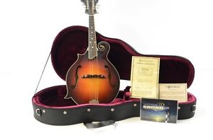 Eastman Left-Handed MD515 F-Style Mandolin - Sunburst w/ Case