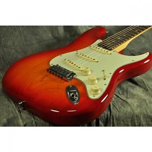 FENDER USA American Elite Stratocaster Aged Cherry Burst Guitar USED #345