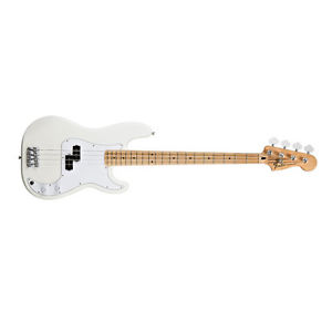 Fender Standard Precision P-Bass Maple Fretboard Arctic White DEMO