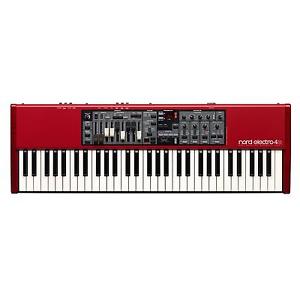 Clavia Nord Electro 4D SW61 Keyboard Stage Piano 61 Tasten halbgewichtet Rot