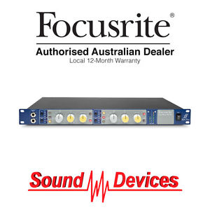 Focusrite ISA Two Premium Dual Channel Studio Microphone Preamp Rack NEW