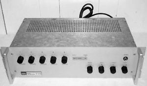 KLEIN+HUMMEL V5N VINTAGE MICROPHONE PREAMPLIFIER 5 CHANNELS West Germany