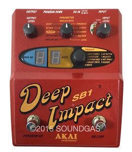 AKAI DEEP IMPACT SB-1 Bass Synthesizer Guitar Pedal (Chris Wostenholme - Muse)