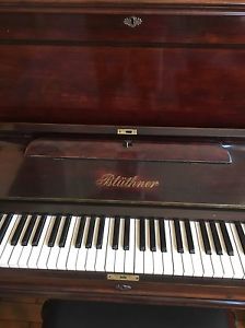 Blüthner Upright Piano Klavier Pianino Pianoforte