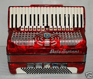 Paolo Soprani 120 bass Accordion Akkordeon Fisarmonica Very good