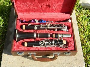 BUFFET CRAMPON E11 GRENADILLA/BLACK AFRICAN WD CLARINET *OVERHAULED*READY2PLAY*