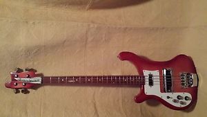 1978 Rickenbacker 4001 Bass Left Handed Fireglo #RH4802