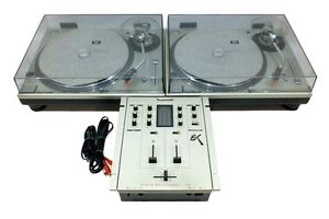 Technics SL-1200 SL1200 MK5 DJ Turntable Record Player 2 Set from Japan