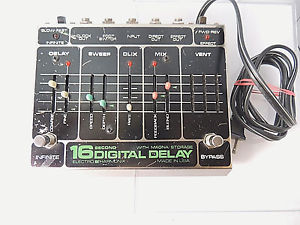 VINTAGE 70's ELECTRO HARMONIX 16-SECOND DELAY EFFECTS PEDAL ORIGINAL ISSUE RARE