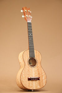 2014 DAVID GOMES Tenor Custom Curly Mango Ukulele Free Shipping w/OSHC