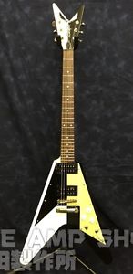 DEAN Michael Schenker Signature Retro Used Electric Guitar Black White F/S EMS