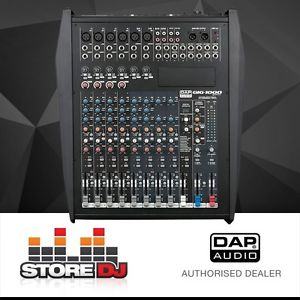 DAP Audio GIG-1000CFX 12-Ch Live Mixer w/ Dynamics, DSP & 1000W Amplifier