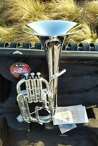 John Packer 172 Silver Eb Alto horn + free liquid silver polish
