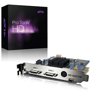 Avid Pro Tools HD Native PCIe Core + Pro Tools 10HD 11HD 12HD  Software