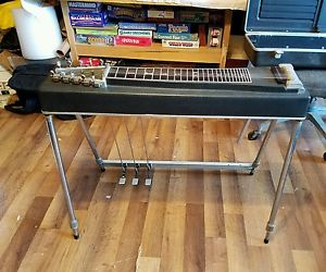 MSA Sidekick Black Pedal Steel Guitar OHSC w/ Buy it Now !!!