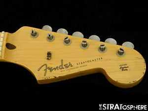 Fender USA Custom Shop '56 Relic Strat NECK + TUNERS Vintage Maple, Soft "V"