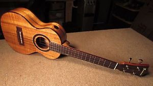 Iseman Tenor Ukulele - Style 3 - 'fallen' Big Island Koa, Handmade in Hawai'i