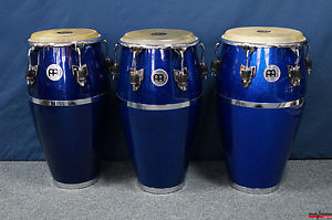 Meinl Fibercraft Series Conga Set in "Blue Sparkle" - 11" + 11 3/4" + 12 1/2"