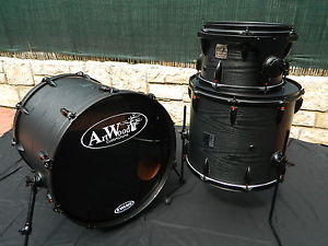 DRUM SET 3 PIECES MAHOGANY SHELLS