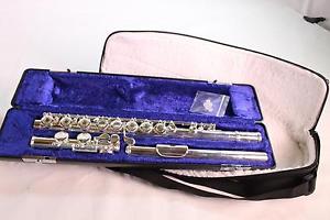 Emerson EF8 Solid Silver Flute Open Holes MINT QuinnTheEskimo