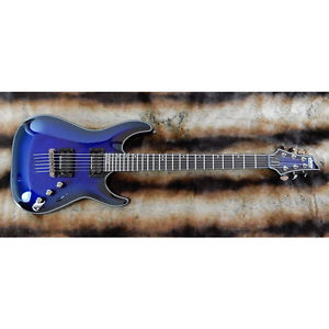 Schecter Blackjack SLS C-1P STBB See Thru Blue Dots Electric Guitar B-Stock C1 P