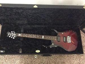 Music Man JP6 BFR John Petrucci Guitar Ruby Burst Quilt