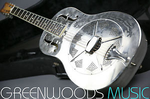 ☆ RARE ☆ EARLY 2000 NATIONAL STYLE O RESONATOR ☆ BRASS BODY ☆ EBONY FINGERBOARD☆