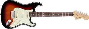 Fender DELUXE ROADHOUSE STRAT Guitar, 3-COLOR SUNBURST, model 0147300300